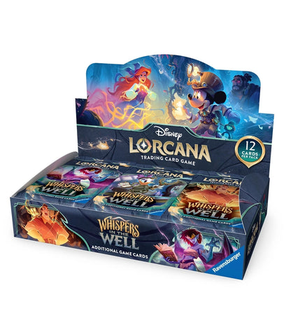 Caja de sobres de Disney Lorcana, Whispers in the Well en Inglés