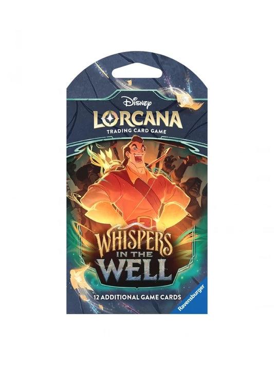 Caja de sobres de Disney Lorcana, Whispers in the Well en Inglés