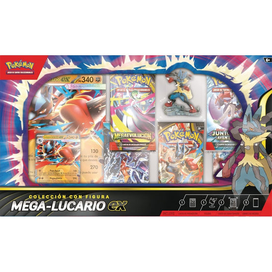 Caja Colección con Figura Mega Lucario EX - Español