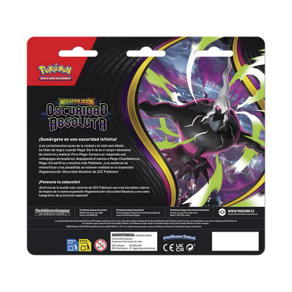 Blister Pokemon Oscuridad Absoluta - Español