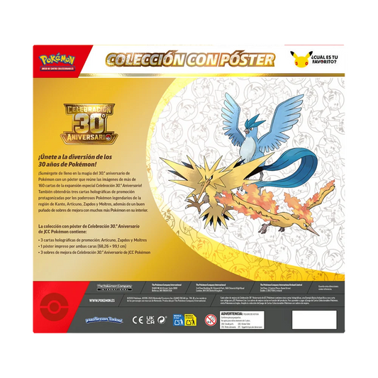 Caja Poster Celebración 30 Aniversario - Español