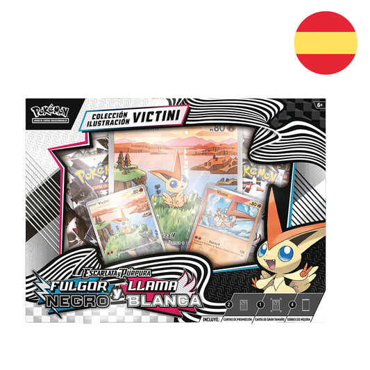 Blister Victini - Fulgor Negro y Llama Blanca